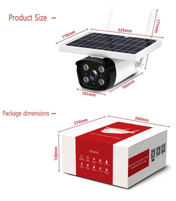Caméra actionnée solaire de Wifi de surveillance de HD 1080p IP65 de balle à la maison sans fil de systèmes