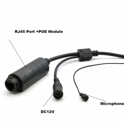 Caméra de balle d'IP de sécurité de 2MP POE Mini Hidden Wifi Camera Hidden